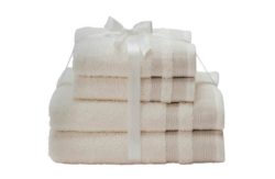 Collection Sparkle Thread 4 Piece Towel Bale - Cream